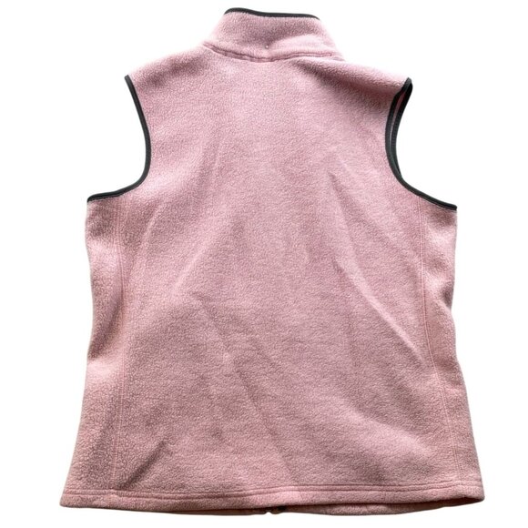 Old Navy Women's Fleece Vest Medium Full Zip Pink Outdoors Casual - Picture 2 of 8
